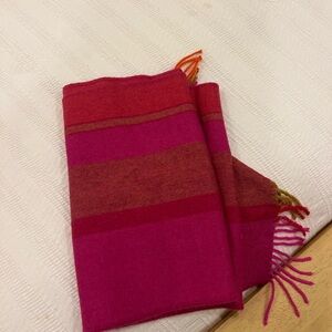 KUNA Pink Baby Alpaca Scarf